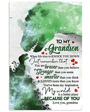 GRANDMA TO GRANDSON - T REX - INSPIRATION 16x24 Poster front
