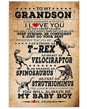 GRANDMA TO GRANDSON - DINOS - BABY BOY 16x24 Poster front
