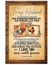 TO MY HUSBAND - HORSE - I LOVE YOU 16x24 Poster front