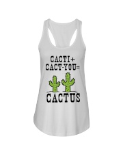 Funny Cactus Shirt Ladies Flowy Tank tile