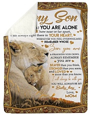 To My Son - Never Feel That You Are Alone Sherpa Fleece Blanket tile