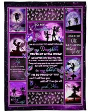 To My Daughter - Special Blanket For Daughter Fleece Blanket tile