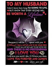 TO MY HUSBAND 16x24 Poster front