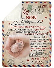 To My Son - Special Blanket For Son Sherpa Fleece Blanket tile