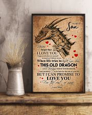 POSTER - TO MY SON - PENCIL DRAGON - OLD DRAGON 16x24 Poster lifestyle-poster-3