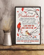 TO MY HUSBAND - CARDINAL - I LOVE YOU 16x24 Poster lifestyle-poster-3