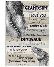 TO MY GRANDSON - DINOSAURS - LOVE GRANDMA 16x24 Poster front