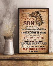 TO MY SON - AMAZING - WHEN IT'S TOO HARD 16x24 Poster lifestyle-poster-3