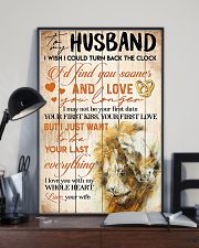 TO MY HUSBAND - LION - I LOVE YOU 16x24 Poster lifestyle-poster-2