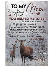 POSTER - TO MY MOM - DEER 16x24 Poster front