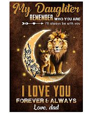 TO MY DAUGHTER - LIONESS PRINCESS - WHO YOU ARE 16x24 Poster front