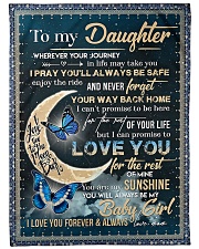 BLANKET - TO MY DAUGHTER - BUTTERFLY - WHEREVER Fleece Blanket tile