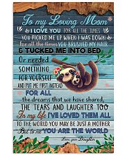 POSTER - TO MY MOM - SLOTH - IN MY LIFE 16x24 Poster front