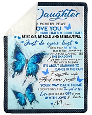 TO MY DAUGHTER - NEVER FORGET THAT I LOVE YOU Sherpa Fleece Blanket tile