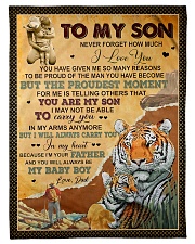 MY BABY BOY - LOVELY GIFT FOR SON Small Fleece Blanket - 30" x 40" front