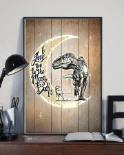TO KIDS - T REX MOON - LOVE YOU TO THE MOON 16x24 Poster lifestyle-poster-2