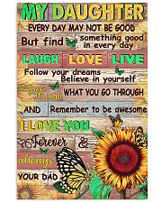 Dad To Daughter - Whenever You Feel Overwhelmed 16x24 Poster front