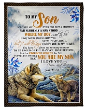 To My Son - Special Blanket For Son Small Fleece Blanket - 30" x 40" front