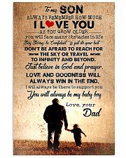 To Son - Always Remember How Much 16x24 Poster front