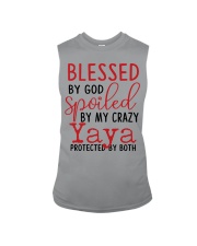 Blessed By God Spoiled By My Yaya Sleeveless Tee tile