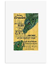 TO GRANDSON - DRAGON - LET NO SADNESS 16x24 Poster front