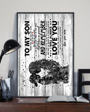 Mom to Son - Hugging - Never Feel That You Are 16x24 Poster lifestyle-poster-2