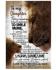 To My Daughter - Lions - Today Is A Good Day 16x24 Poster front