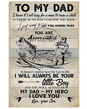POSTER - TO MY DAD - FISHING 16x24 Poster front