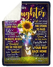 JUST DO YOUR BEST - LOVELY GIFT FOR DAUGHTER Sherpa Fleece Blanket tile