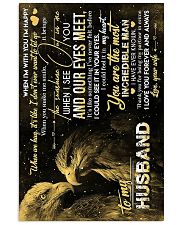 POSTER - TO MY HUSBAND - EAGLE - I LOVE YOU 16x24 Poster front