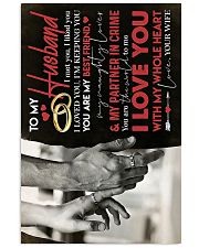 TO MY HUSBAND - HAND IN HAND - I LOVE YOU 16x24 Poster front