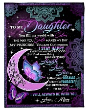 To My Daughter - Special Blanket For Daughter Small Fleece Blanket - 30" x 40" front
