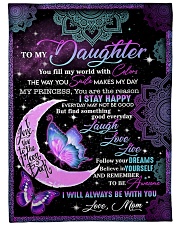 To My Daughter - Special Blanket For Daughter Fleece Blanket tile