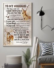 TO MY HUSBAND - DEER - I LOVE YOU 16x24 Poster lifestyle-poster-1
