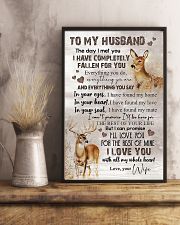 TO MY HUSBAND - DEER - I LOVE YOU 16x24 Poster lifestyle-poster-3
