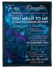 JUST DO YOUR BEST - GREAT GIFT FOR DAUGHTER Small Fleece Blanket - 30" x 40" front