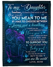 JUST DO YOUR BEST - GREAT GIFT FOR DAUGHTER Fleece Blanket tile