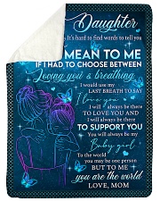 JUST DO YOUR BEST - GREAT GIFT FOR DAUGHTER Sherpa Fleece Blanket tile