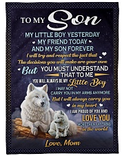 I AM PROUD OF YOU - BEST GIFT FOR SON FROM MOM Fleece Blanket tile