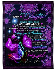 I LOVE YOU - GIFT FOR DAUGHTER FROM MOM Fleece Blanket tile
