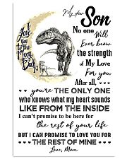TO MY SON - MOON DINOS - NO ONE WILL 16x24 Poster front