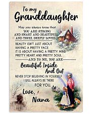 TO MY GRANDDAUGHTER - FROM GRANDMA 16x24 Poster front