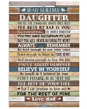 To Daughter - For All The Things My Hands Have 16x24 Poster front
