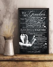 TO MY GRANDSON 16x24 Poster lifestyle-poster-3