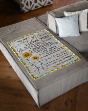 To My Mother - Special Blanket For Mother Small Fleece Blanket - 30" x 40" aos-coral-fleece-blanket-30x40-lifestyle-front-03