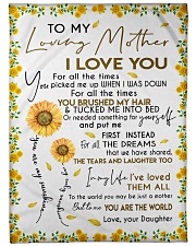 To My Mother - Special Blanket For Mother Fleece Blanket tile