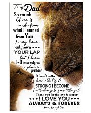 POSTER - TO MY FATHER - LION - SO MUCH OF ME 16x24 Poster front