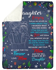 To My Daughter - Special Blanket For Daughter Sherpa Fleece Blanket tile
