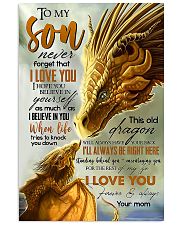 MOM TO SON - YELLOW - FOREVER 16x24 Poster front