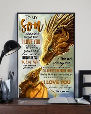 MOM TO SON - YELLOW - FOREVER 16x24 Poster lifestyle-poster-2
